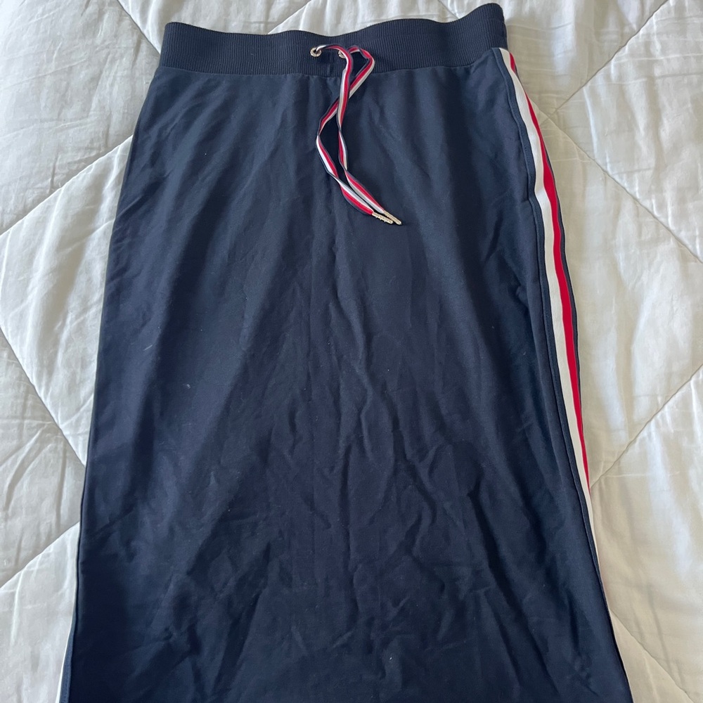 Tommy Hilfiger striped y2k midi skirt